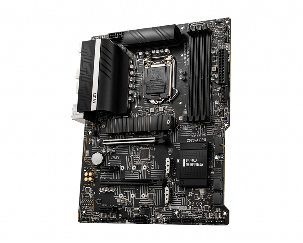 Bekijk afbeelding 4 van MSI Z590-A PRO LGA1200 4x DDR4 ATX MB